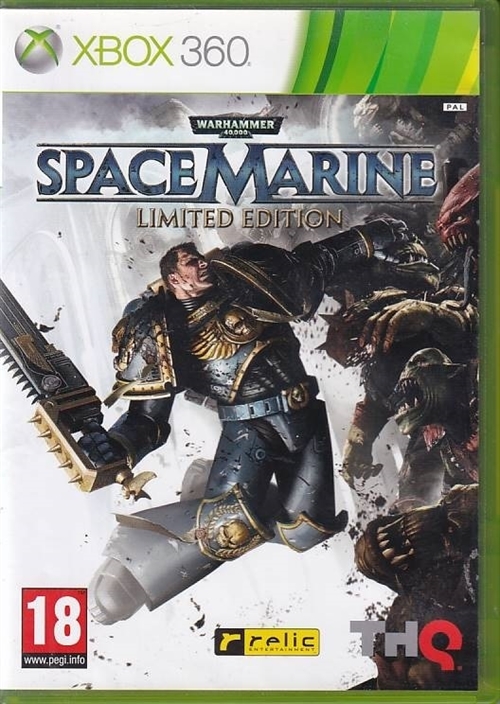 Warhammer 40000 Space Marine Limited Edition - XBOX 360 (B Grade) (Genbrug)